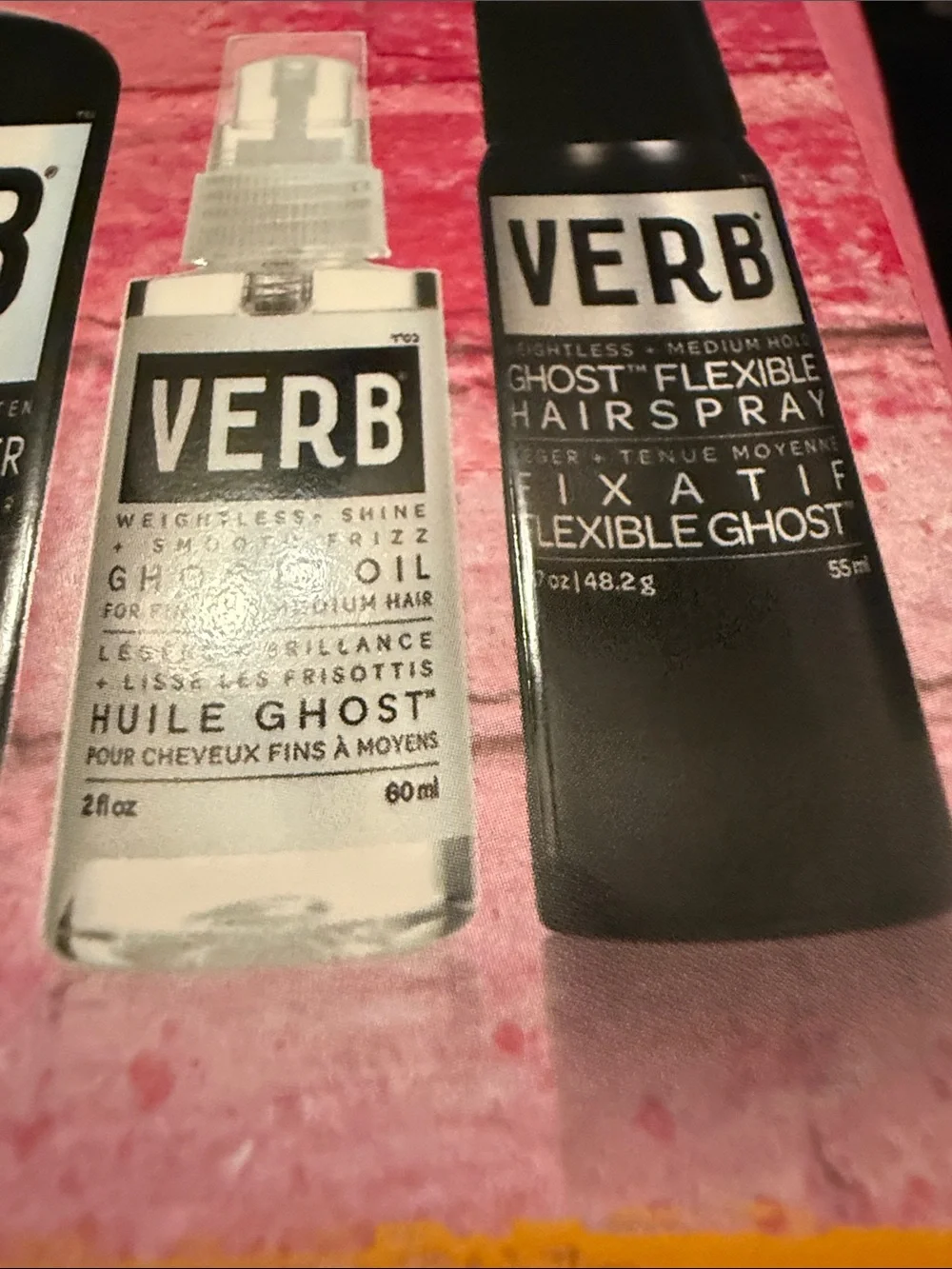 UnisexVERB Haircare Ghost Icons Kit - Pink bag NWT